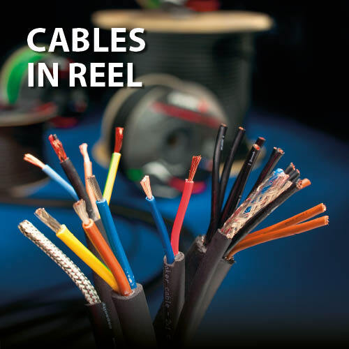Cables in reel