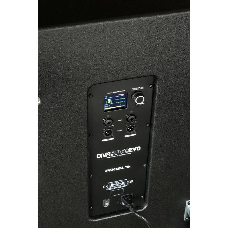 Hi Performance Active Subwoofer DIVASUB18EVO Hi Performance Active Subwoofer DIVASUB18EVO