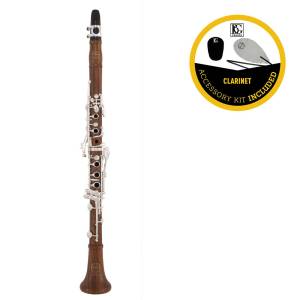 Clarinet Master 17 keys, Rosewood, CL400 + BG Accessories