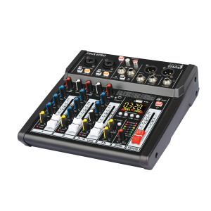 ITALIAN STAGE 2MIX4 PRO Audio Mixer with Player, Recorder and Effects