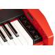VIVO H10MG DRP DIGITAL MINI GRAND 88 NOTES RED POLISHED