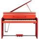 VIVO H10MG DRP DIGITAL MINI GRAND 88 NOTES RED POLISHED