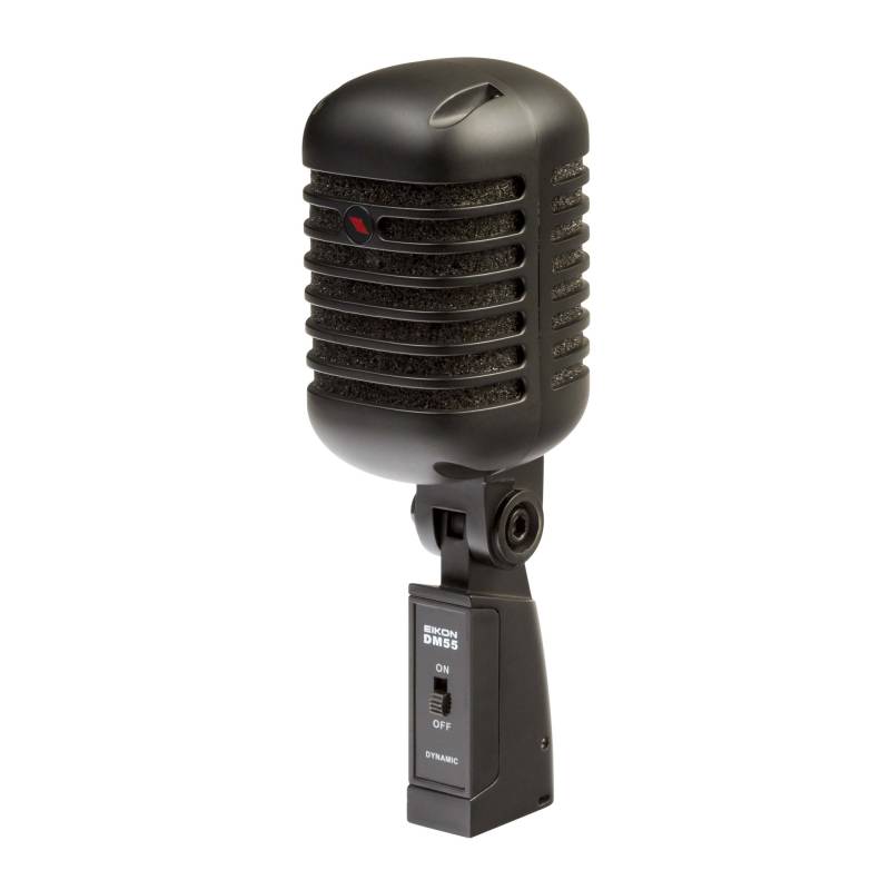 VINTAGE PROFESSIONAL VOCAL MICROPHONE - BLACK -  DM55V2BK