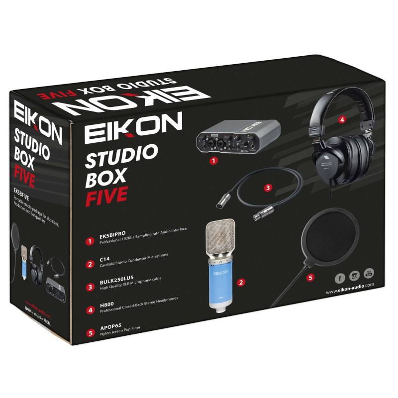 STUDIO BOX FIVE - HOME RECORDING AND WEBCAST BUNDLE