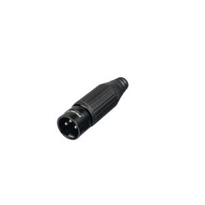 XLR3MVXBK - 3-pin male XLR