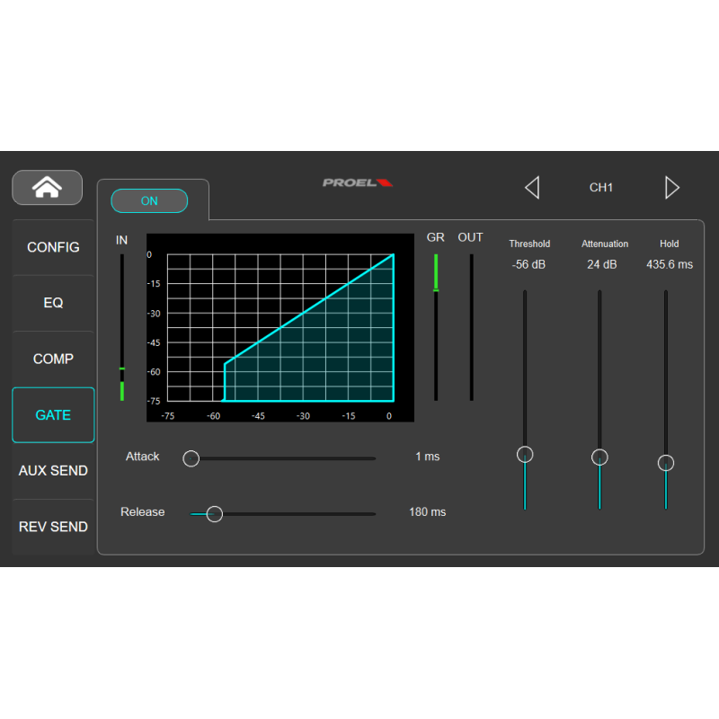 DIGIPAD8 - Digital Mixer with Motorized Faders