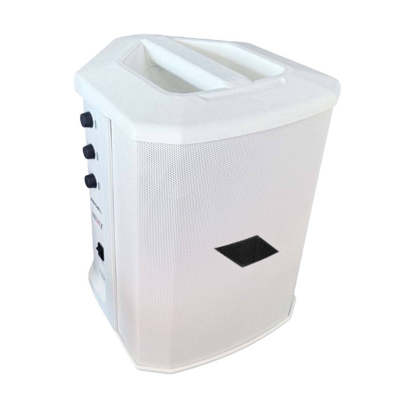 ALL-IN-ONE Battery Powered Personal PA FREEONEX White ALL-IN-ONE Battery Powered Personal PA FREEONEX White