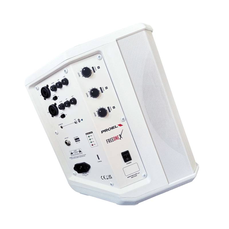 ALL-IN-ONE Battery Powered Personal PA FREEONEX White ALL-IN-ONE Battery Powered Personal PA FREEONEX White