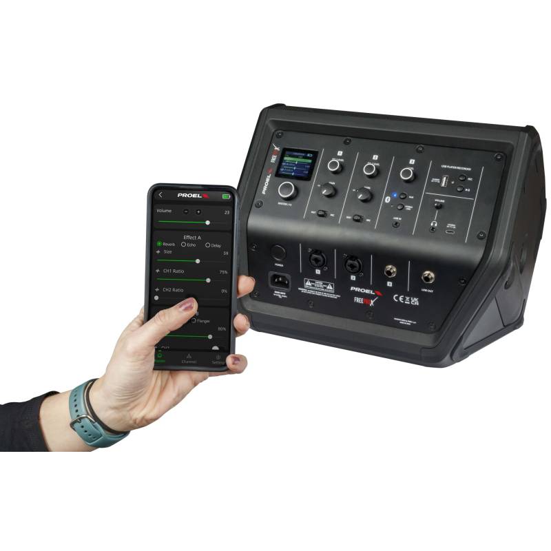 FREEPROX - All in one battery powered PA system with APP control