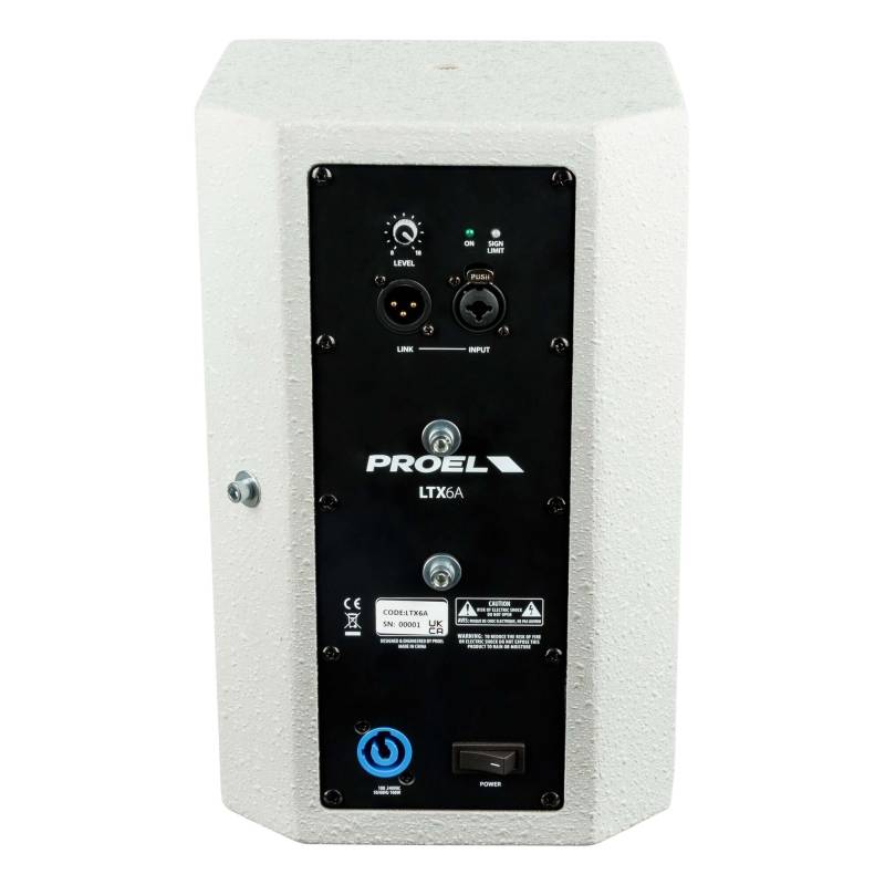 LTX 6AW  White color Active Loudspeaker system