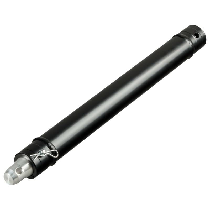 Black aluminum tube length 50 cm