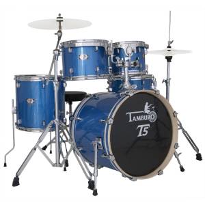 T5 DRUM SET POP 20" NO CYMBALS  - TB T5NCP20BLSK