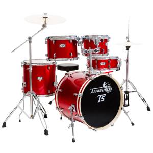 T5 DRUM SET POP 20" NO CYMBALS - TB T5NCP20BRDSK